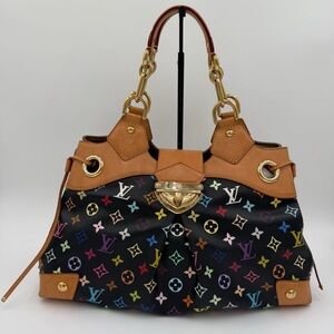 Louis Vuitton Black Multicolor Monogram Shoulder Bag